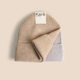 Classic Beanie - Bon Beige & Mixed Grey 2-pack